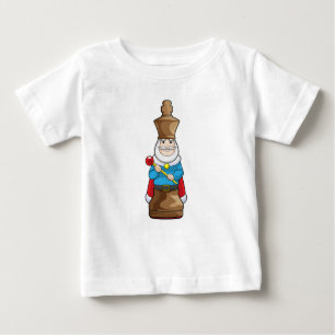 T-shirt Pour Bébé Échecs King Chess