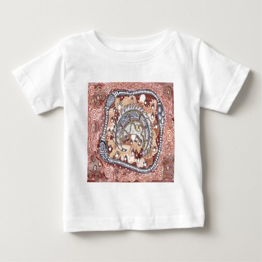 T-shirt Pour Bébé Echidna Dreaming (Devant)