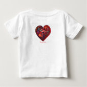 T-shirt Pour Bébé Échos d'amour (Dos)