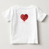 T-shirt Pour Bébé Échos d'amour (Dos)