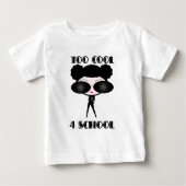 T-shirt Pour Bébé École 4 trop Cool (Devant)