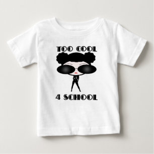 T-shirt Pour Bébé École 4 trop Cool