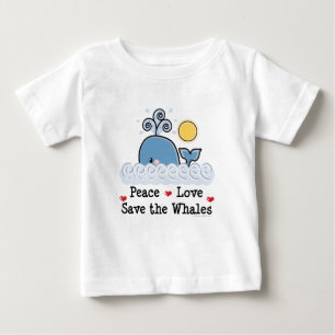 T-shirt Pour Bébé Économies d'amour de paix le T-shirt de bébé de