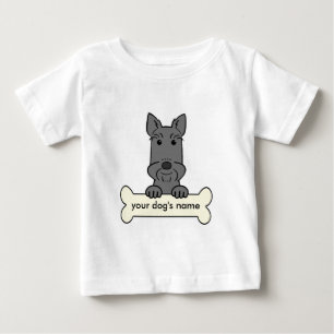 T-shirt Pour Bébé Écossais personnalisé Terrier