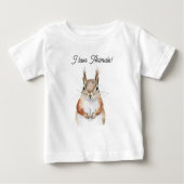 T-shirt Pour Bébé Écureuil amical (Devant)