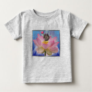 T-shirt Pour Bébé Écureuil de bébé chéri au coeur doux