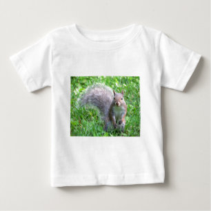 T-shirt Pour Bébé Écureuil gris mignon