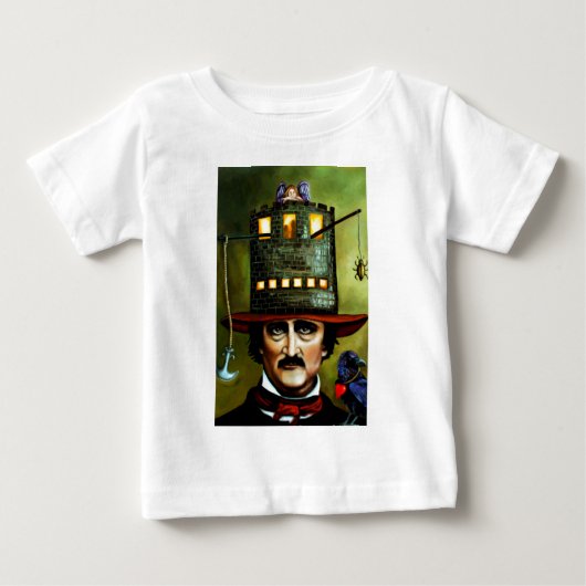 T-shirt Pour Bébé Edgar Allan Poe (Devant)