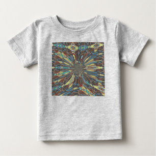 T-shirt Pour Bébé Edgy African Urban Pop Art Conception optique Abst