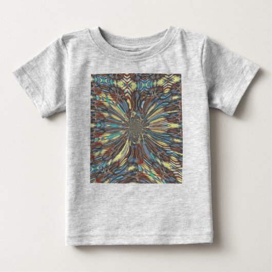 T-shirt Pour Bébé Edgy African Urban Pop Art Conception optique Abst (Devant)