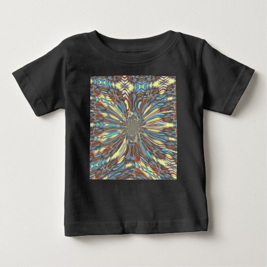 T-shirt Pour Bébé Edgy African Urban Pop Art Conception optique Abst (Devant)