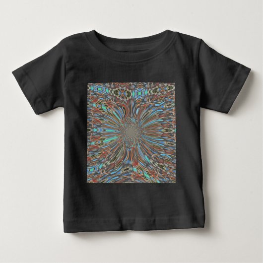 T-shirt Pour Bébé Edgy African Urban Pop Art Conception optique Abst (Devant)