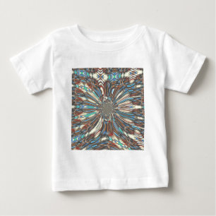 T-shirt Pour Bébé Edgy African Urban Pop Art Conception optique Abst