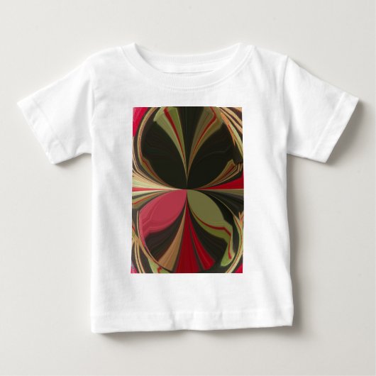 T-shirt Pour Bébé Edgy Earth Kaleidoscope Art (Devant)