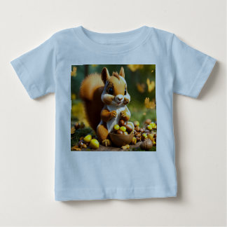 T-shirt Pour Bébé Édition Cute Squirrel