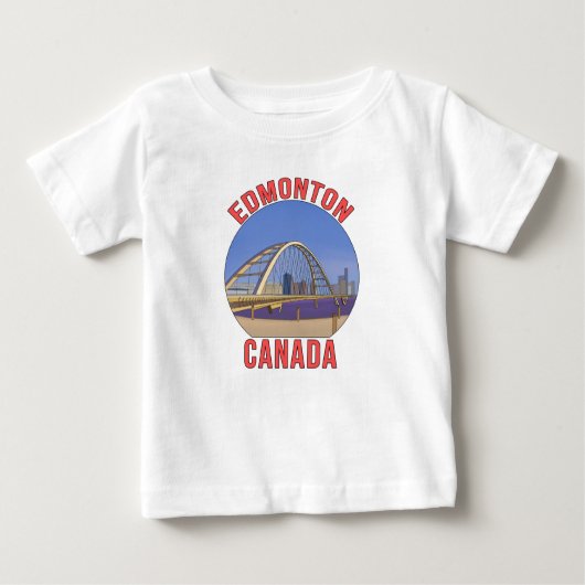 T-shirt Pour Bébé Edmonton Alberta Canada (Devant)