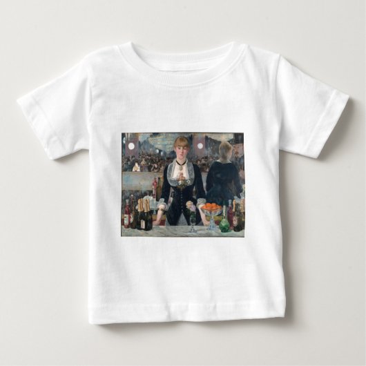 T-shirt Pour Bébé Edouard Manet's A Bar (Devant)