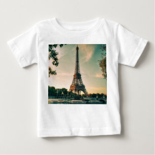 T-shirt Pour Bébé Eiffel tour lancer oreiller