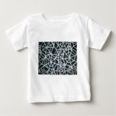T-shirt Pour Bébé Élégance classique Belle Web art noir et blanc (Devant)