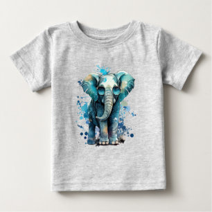 T-shirt Pour Bébé Élégance des éléphants