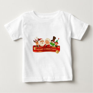 T-shirt Pour Bébé Élégant joyeux Joyeux Noël, Bonne Année