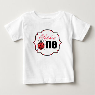 T-shirt Pour Bébé Élégant Ladybug personnalisé