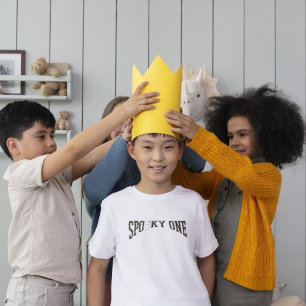 T-shirt Pour Bébé Elégant rétro Halloween Éffrayant Un premier anniv