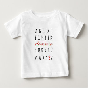 T-shirt Pour Bébé Elemeno