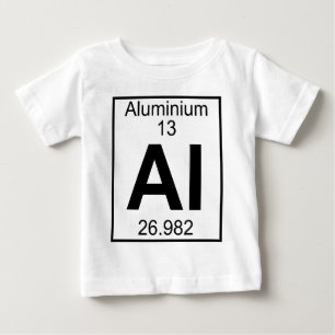 T-shirt Pour Bébé Élément 013 - Al - aluminium (plein)