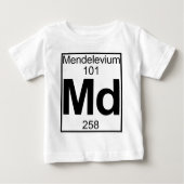T-shirt Pour Bébé Élément 101 - DM - Mendélévium (plein) (Devant)