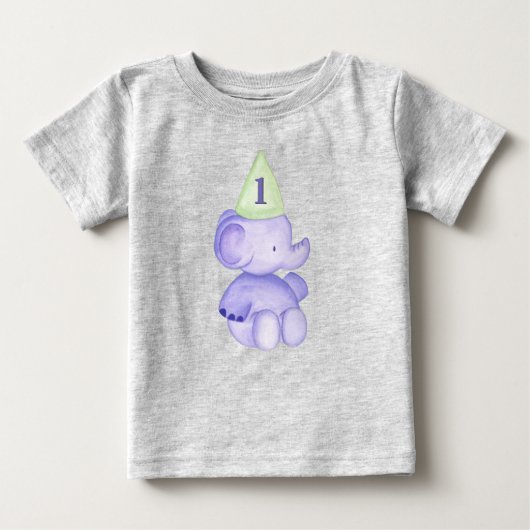 T-shirt Pour Bébé Élémentaire Un An Anniversaire Bébé Tout-Petit  (Devant)