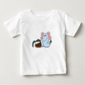 T-shirt Pour Bébé Elephant (Devant)