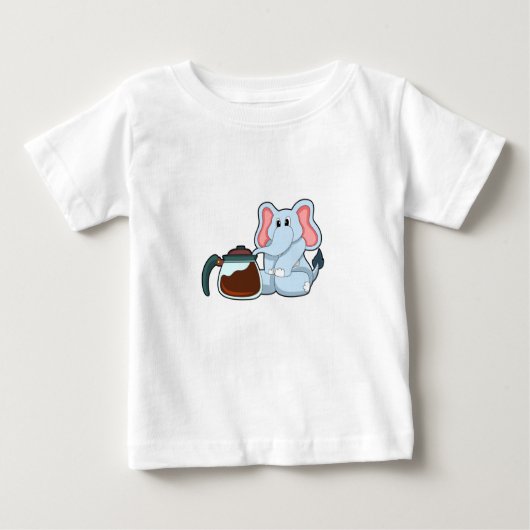 T-shirt Pour Bébé Elephant (Devant)