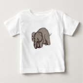 T-shirt Pour Bébé Elephant (Devant)