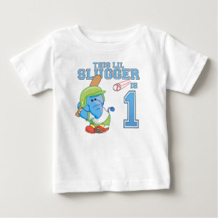 T-shirt Pour Bébé Elephant Baseball 1er anniversaire