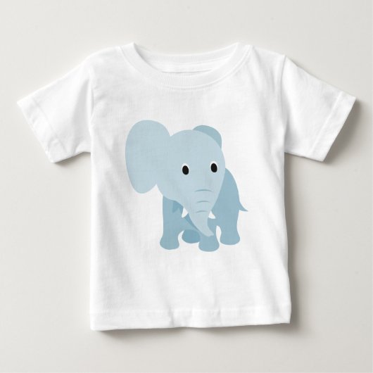 T-shirt Pour Bébé Eléphant Bébé mignon (Devant)