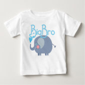 T-shirt Pour Bébé Elephant Big Bro (Devant)