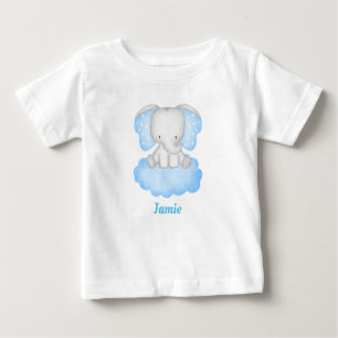 T-shirt Pour Bébé Eléphant de bébé personnalisé