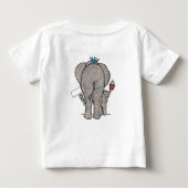 T-shirt Pour Bébé Elephant et bébé (Dos)