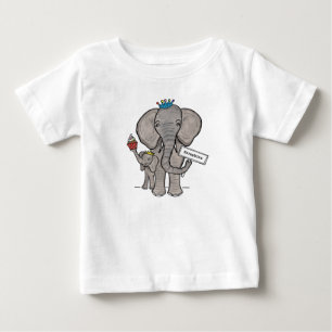 T-shirt Pour Bébé Elephant et bébé