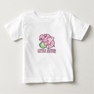 T-shirt Pour Bébé Elephant Toy Little Sister