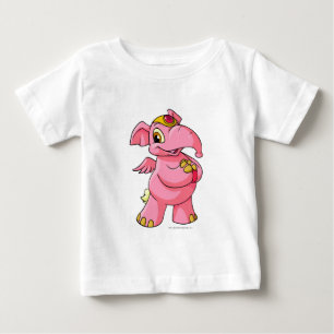 T-shirt Pour Bébé Elephante rose