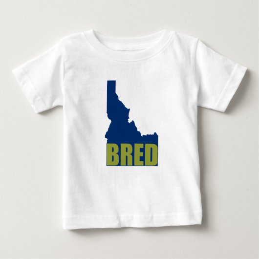 T-shirt Pour Bébé Élevé dans l'Idaho (Devant)