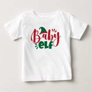 T-shirt Pour Bébé Elfe de Noël