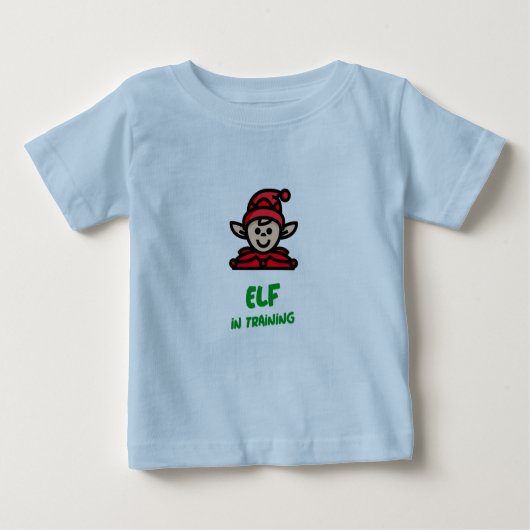 T-shirt Pour Bébé Elfe en formation (Devant)
