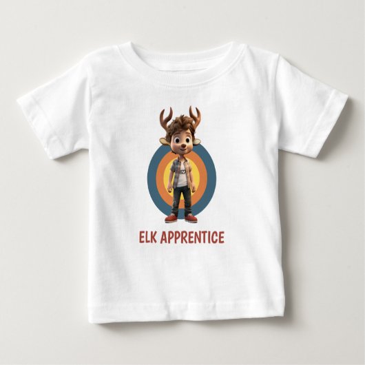 T-shirt Pour Bébé Elk Apprentice Boy (Devant)