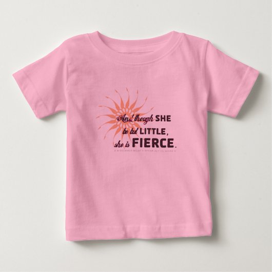 T-shirt Pour Bébé Elle Est Fierce - Éclat (Devant)