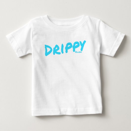T-shirt Pour Bébé Elleki Drippy (Devant)