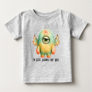 T-shirt Pour Bébé Ellie - Le Monstre Sceptique aux Grands Yeux