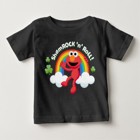 T-shirt Pour Bébé Elmo | Arc en arc-en-ciel shamrock 'n' (Devant)